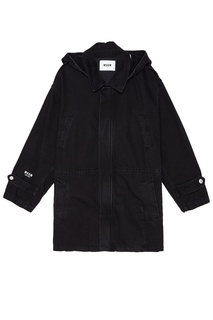 Черная хлопковая куртка Msgm