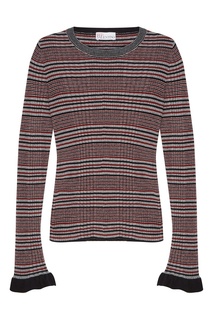 Шерстяной джемпер в полоску RED Valentino