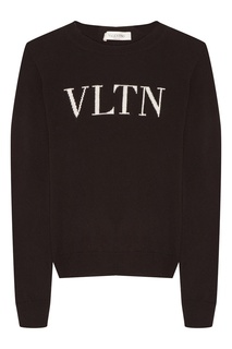 Черный джемпер с логотипом Valentino