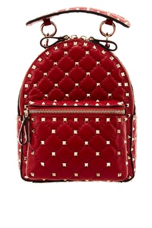 Красный рюкзак Garavani Rockstud