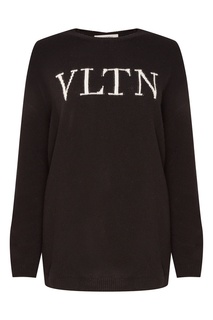 Черный джемпер с логотипом Valentino