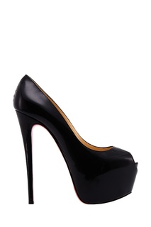 Черные лакированные туфли Highness 160 Christian Louboutin