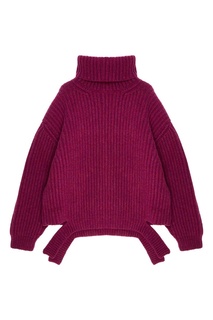 Фиолетовый свитер из шерсти Balenciaga
