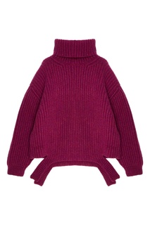Фиолетовый свитер из шерсти Balenciaga