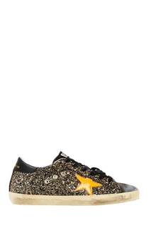 Кроссовки с глиттером Golden Goose Deluxe Brand