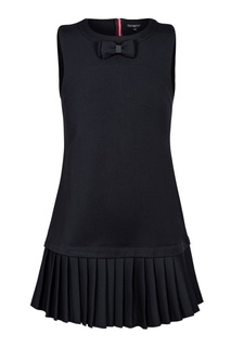 Иссиня-черное платье с плиссировкой Junior Republic