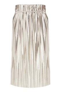 Серебристая плиссированная юбка Delphina Isabel Marant Etoile