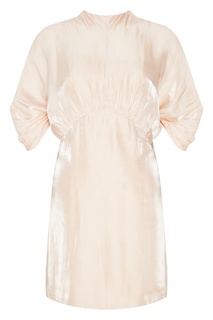 Короткое платье с объемными рукавами Prada