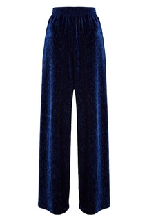Синие брюки с эластичным поясом Mm6 Maison Margiela