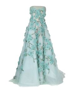 Длинное платье Marchesa