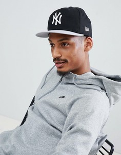 Черная бейсболка с логотипом команды New York Yankees New Era 9Fifty - Черный