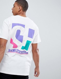 Белая футболка с принтом New Look - Белый