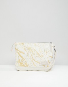 Уплотненный чехол для планшета цвета белого мрамора Eastpak - Белый