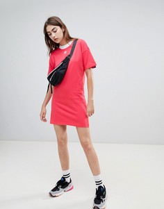 Розовое платье с логотипом Adidas Originals - Розовый