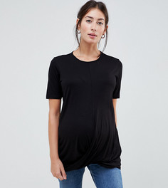 Удлиненный топ ASOS DESIGN Maternity - Черный