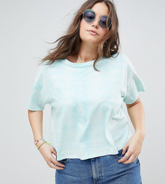 Футболка с принтом тай-дай ASOS DESIGN Curve - Синий