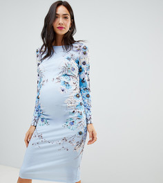 Облегающее платье с цветочным принтом Bluebelle Maternity - Мульти