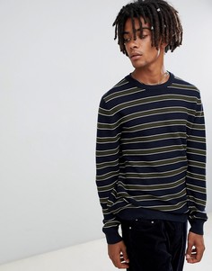 Темно-синий джемпер в полоску Pull&Bear - Темно-синий