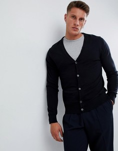 Черный кардиган Burton Menswear - Черный