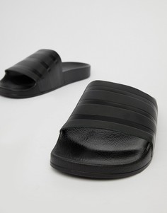 Черные шлепанцы adidas Originals Adilette CQ3094 - Черный