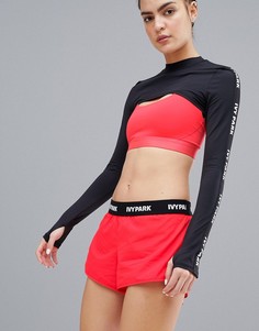 Красные шорты с фирменным поясом Park Active - Красный