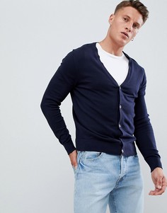Темно-синий кардиган Burton Menswear - Темно-синий