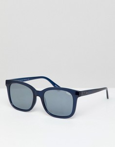 Квадратные солнцезащитные очки Quay Australia kingsley - Темно-синий