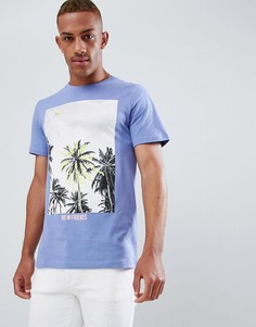 Футболка с принтом Jack & Jones Originals - Синий