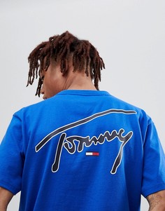 Синяя свободная футболка с логотипом Tommy Jeans Capsule - Синий