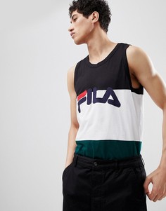 Майка с логотипом Fila Black Line - Черный