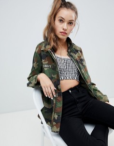 Куртка с камуфляжным принтом Pull&bear - Мульти