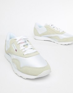 Классические бело-кремовые кроссовки Reebok - Белый