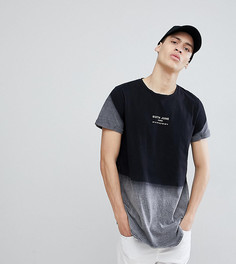 Футболка с логотипом и выбеленными вставками Sixth June эксклюзивно для ASOS - Черный