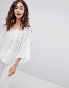 Шифоновый топ QED London - Белый