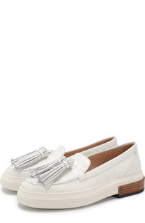 Кожаные лоферы с кисточками Tod’s Tods
