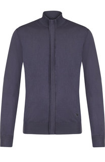 Кардиган на молнии из вискозы Emporio Armani