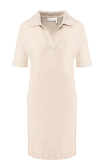Однотонное кашемировое мини-платье Chloé