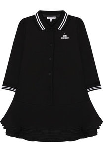 Платье с контрастной отделкой Givenchy