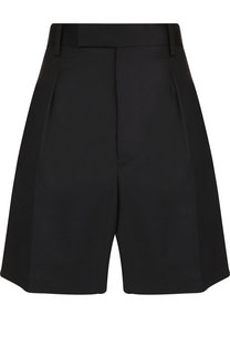 Однотонные шорты с защипами и карманами Junya Watanabe