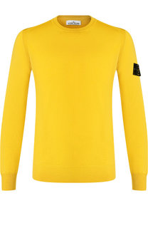 Шерстяной джемпер тонкой вязки Stone Island