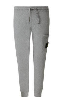 Хлопковые джоггеры с карманами Stone Island
