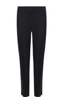 Укороченные шерстяные брюки со стрелками Emporio Armani