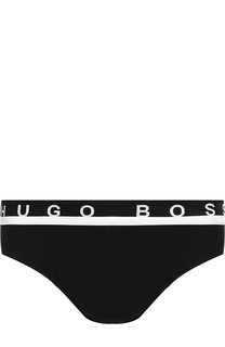 Хлопковые брифы с широкой резинкой BOSS