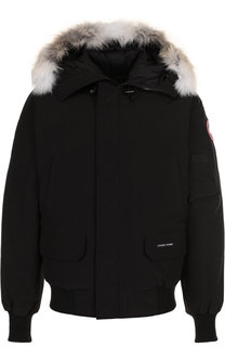 Утепленный бомбер Chilliwack с меховой отделкой капюшона Canada Goose