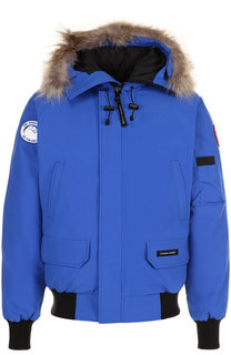 Утепленный бомбер Chilliwack с меховой отделкой капюшона Canada Goose
