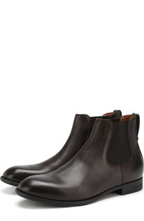 Кожаные челси Ermenegildo Zegna