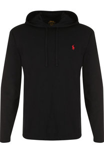 Однотонное хлопковое худи Polo Ralph Lauren