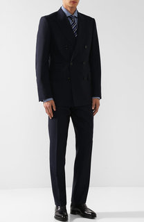 Шерстяной костюм с двубортным пиджаком Tom Ford
