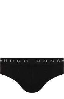 Хлопковые брифы с широкой резинкой BOSS