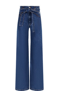Расклешенные джинсы с поясом MSGM